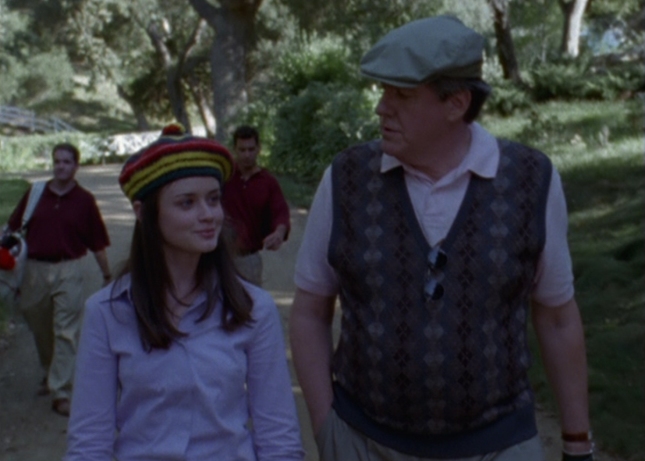 Rory and Richard At the Golf Country Club (Gilmore Girls screenshot)