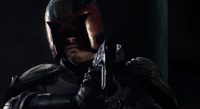 Dredd With Gun Remake 2012 Screenshot