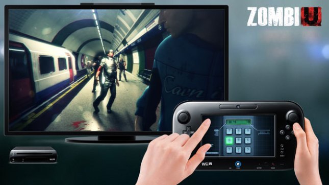 ZombieU Wii U GamePad tablet controller screenshot