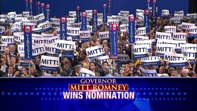 Romney Wins RNC Nomination With 2061 Delegate Votes. Only 1144 Were Needed