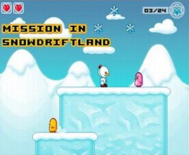 Mission In Snowdriftland Webcame Title Screenshot
