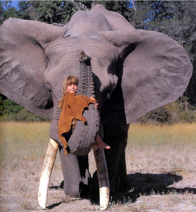 Hugging Elephants Tippi Africa Little Girl